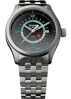 Швейцарские наручные мужские часы Traser TR.107232. Коллекция Aurora GMT
