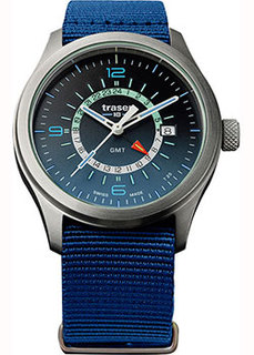 Швейцарские наручные мужские часы Traser TR.107037. Коллекция Aurora GMT