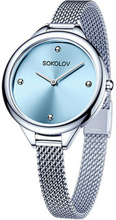 fashion наручные женские часы Sokolov 306.71.00.000.02.01.2. Коллекция I Want