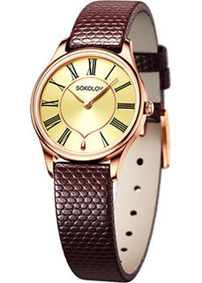 fashion наручные женские часы Sokolov 238.01.00.000.02.04.2. Коллекция Ideal