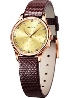 fashion наручные женские часы Sokolov 238.01.00.000.09.04.2. Коллекция Ideal