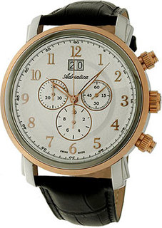 Швейцарские наручные мужские часы Adriatica 8177.R223CH. Коллекция Chronograph 