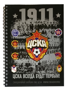 Тетрадь "1911" А5, 80 листов ПФК ЦСКА