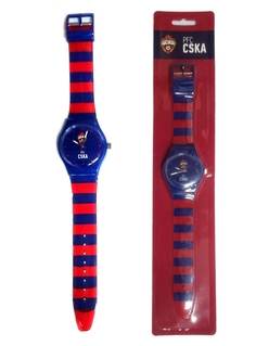 Часы наручные 33мм PFC CSKA, красно-синий ремешок ПФК ЦСКА
