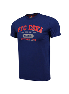 Футболка мужская PFC CSKA Moscow синяя (L) ПФК ЦСКА