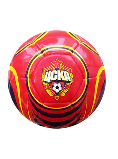 Мяч футбольный "Эмблема и талисман", размер 5, цвет красный ПФК ЦСКА
