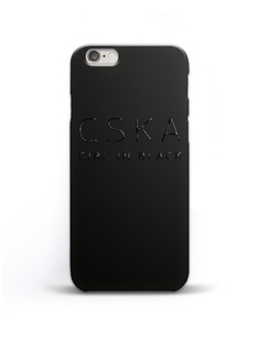 Клип-кейс "CSKA GIRL IN BLACK" для iPhone 5/5S , цвет черный ПФК ЦСКА