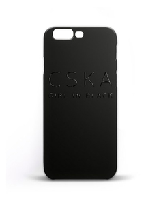 Клип-кейс "CSKA GIRL IN BLACK"для iPhone 7 Plus, цвет чёрный ПФК ЦСКА