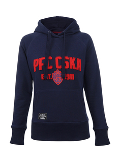 Толстовка женская "PFC CSKA est.1911", цвет синий (XS) ПФК ЦСКА