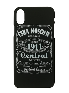 Клип-кейс для iPhone Х "CSKA MOSCOW 1911" cover, цвет чёрный ПФК ЦСКА