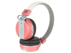 Наушники Eltronic Bluetooth/FM/Micro SD/AUX Pink 4464