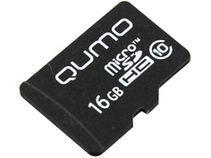 Карта памяти 16Gb - Qumo MicroSDHC Сlass 10 QM16GMICSDHC10NA