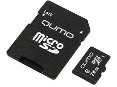 Карта памяти 256Gb - Qumo Secure Digital XC Class 10 UHS-I U3 PRO QM256GSDXC10U1