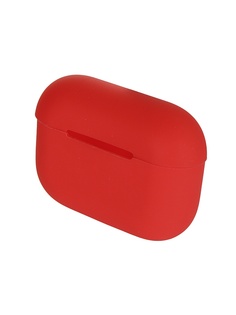 Чехол Red Line Silicone для зарядного кейса AirPods Pro Red УТ000019187