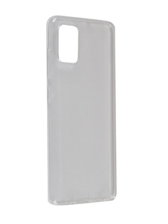 Чехол Brosco для Samsung Galaxy A51 Silicone Transparent SS-A51-TPU-TRANSPARENT