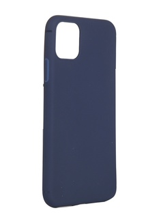 Чехол Brosco для APPLE iPhone 11 Pro Max Matte Blue IP11PM-COLOURFUL-BLUE