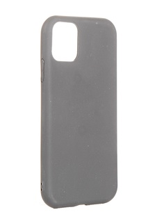 Чехол Brosco для APPLE iPhone 11 Matte Black IP11-COLOURFUL-BLACK