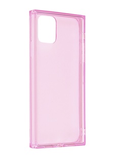 Чехол Brosco для APPLE iPhone 11 Ice Cube Silicone Pink IP11-ICE-TPU-PINK