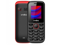 Сотовый телефон Strike A10 Black-Red