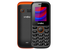 Сотовый телефон Strike A10 Black-Orange