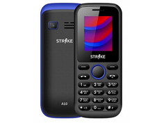 Сотовый телефон Strike A10 Black-Blue