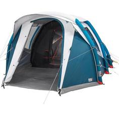 Надувная Палатка Для Кэмпинга Base Air Seconds4.1 Fresh&black |4 Места 1 Комната Quechua