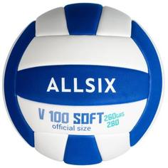 Волейбольный Мяч V100 Soft 260–280 Г., От 15 Лет Allsix
