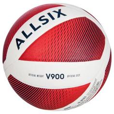 Волейбольный Мяч V900 Белый И Красный Allsix