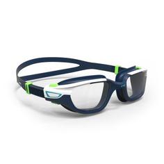 Очки Для Плавания С Прозрачными Линзами Сине-зеленые 500 Spirit, Размер L Nabaiji