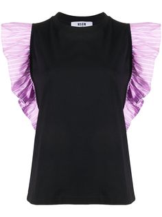 MSGM топ с оборками