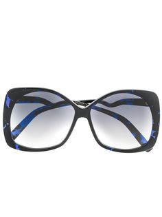 Emmanuelle Khanh массивные солнцезащитные очки с эффектом градиента