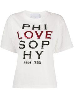 Philosophy Di Lorenzo Serafini декорированная футболка Love