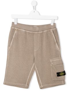 Stone Island Junior шорты с карманами