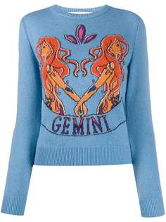 Alberta Ferretti джемпер Gemini узкого кроя вязки интарсия