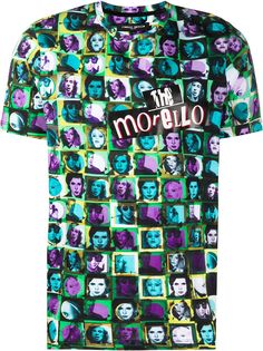Frankie Morello футболка с графичным принтом и круглым вырезом