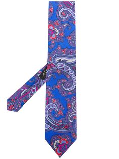 ETRO галстук с принтом пейсли