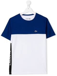 Lacoste Kids футболка Sport в стиле колор-блок