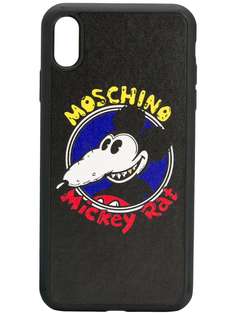 Moschino чехол Mickey Rat для iPhone XS Max