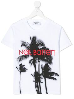 Neil Barrett Kids футболка с логотипом