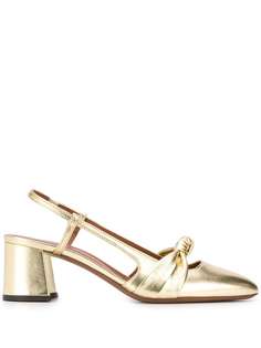 LAutre Chose туфли с ремешком на пятке и эффектом металлик