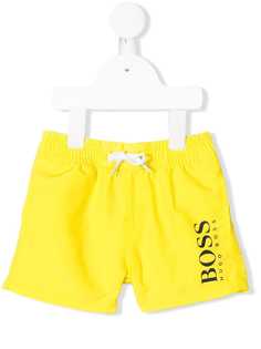 Boss Kids плавки-шорты с кулиской и логотипом