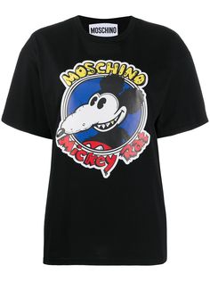 Moschino футболка Mickey Rat с короткими рукавами