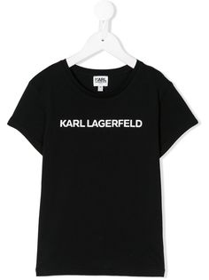 Karl Lagerfeld Kids футболка с логотипом