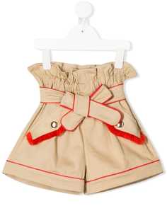 Stella Jean Kids шорты с завязками