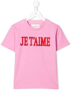 Alberta Ferretti Kids футболка с вышивкой