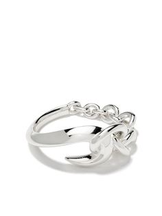 Shaun Leane серебряное цепочное кольцо Hook
