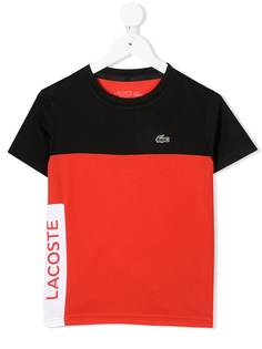 Lacoste Kids футболка в стиле колор-блок