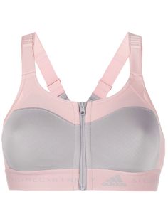 adidas by Stella McCartney двухцветный спортивный бюстгальтер