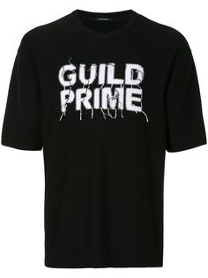 Guild Prime вязаный топ с короткими рукавами и логотипом