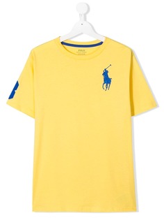 Ralph Lauren Kids футболка с вышитым логотипом